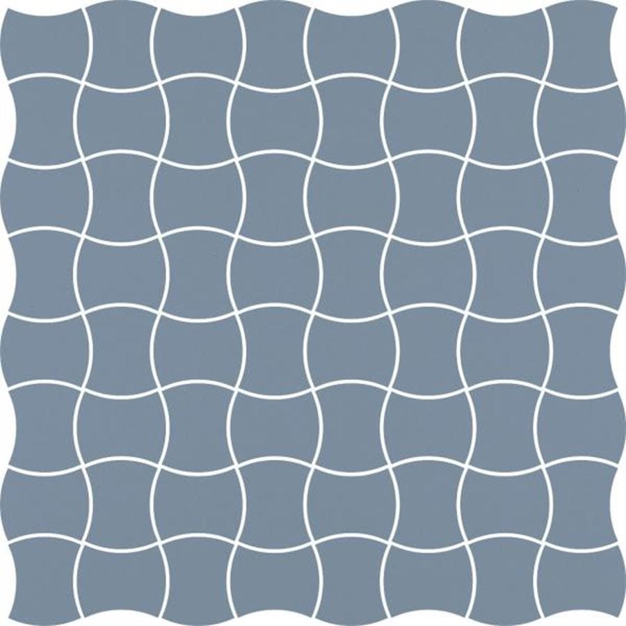 MODERNIZM BLUE MOZAIKA PRASOWANA K.3,6X4,4  30,86X30,86