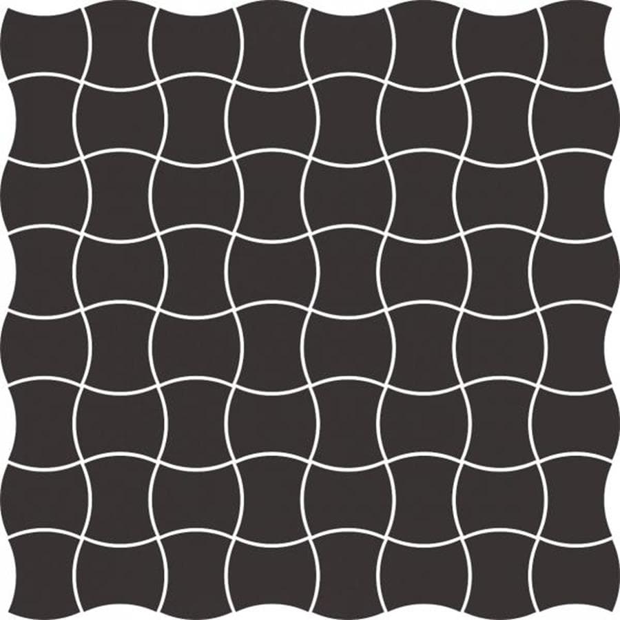 MODERNIZM NERO MOZAIKA PRASOWANA K.3,6X4,4  30,86X30,86