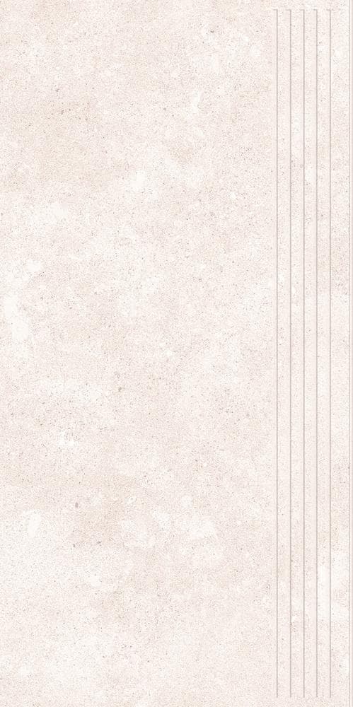 CITYROCK WHITE STOPNICA PRASOWANA MAT 29,8X59,8