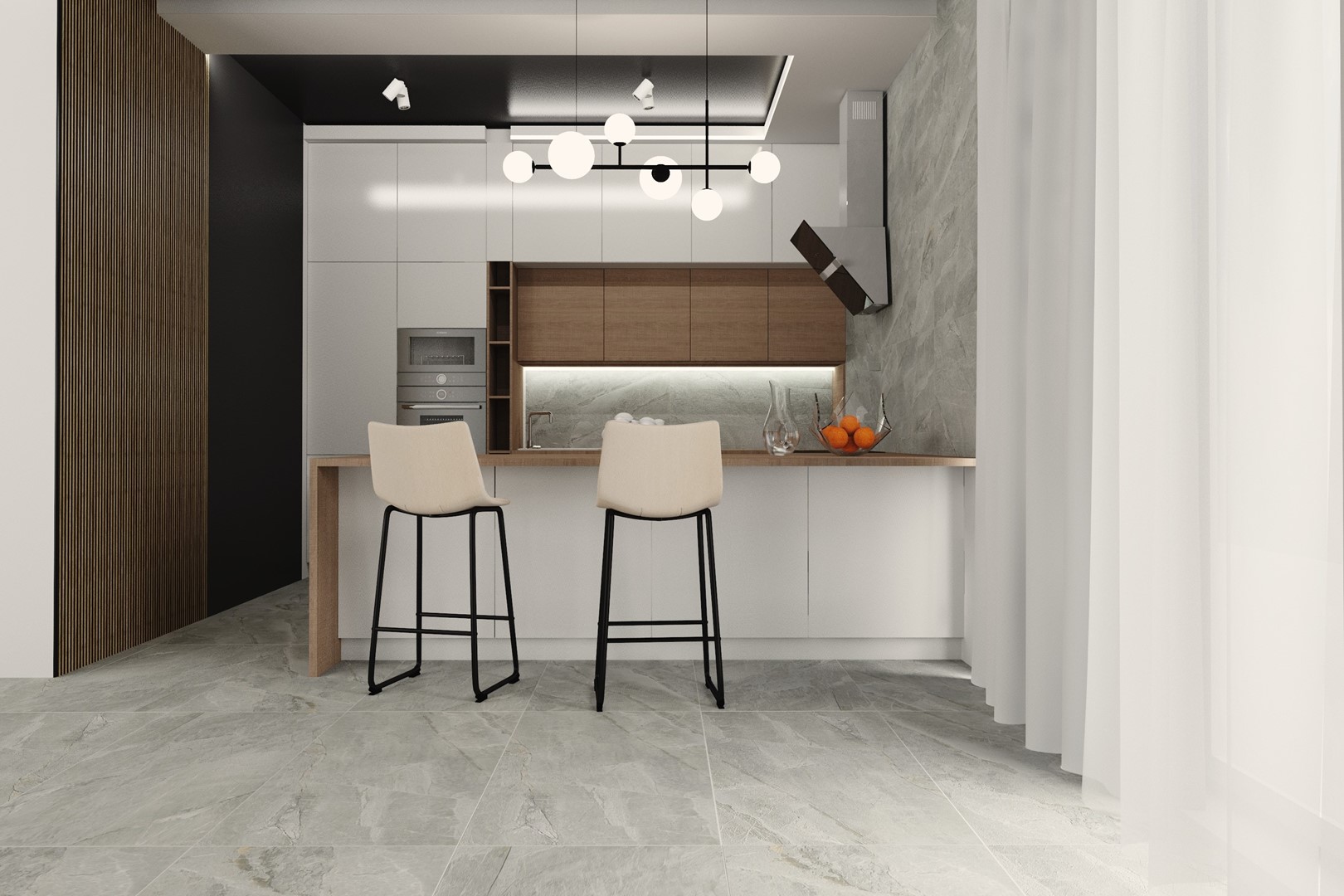 Beton i nowoczesny gres
