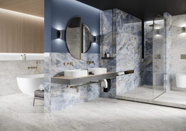 CERRAD + LA MANIA GRES BRAZILIAN QUARTZITE BLUE POLER