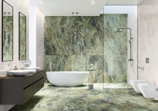 CERRAD + LA MANIA GRES BRAZILIAN QUARTZITE GREEN POLER