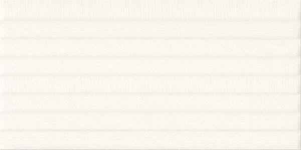 Cersanit LOVELY WHITE PS801 WHITE SATIN PATTERN LINE STRUCTURE 29,8X59,8