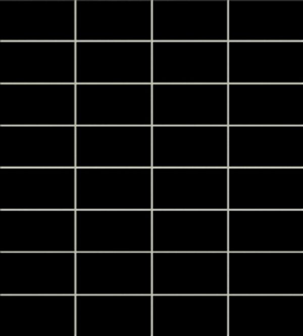 Tubądzin BLACK MOZAIKA PROSTOKĄTNA 29,5X32,7