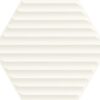 My Way WOODSKIN BIANCO HEKSAGON STRUKTURA B SCIANA 19,8X17,1 G1