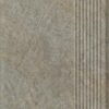 Paradyz EREMITE TAUPE STOPNICA PROSTA STRUKTURA MAT 30,0X60,0 G1